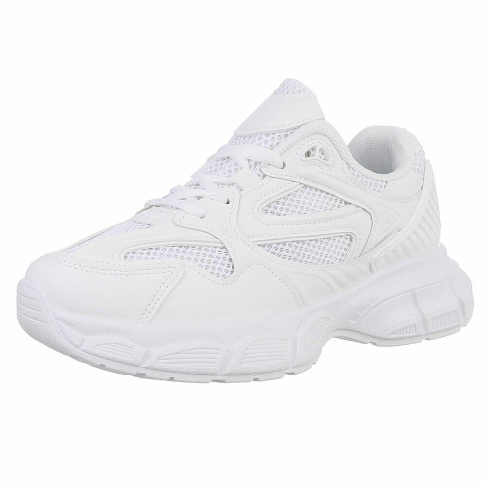 Sportieve witte sneaker
