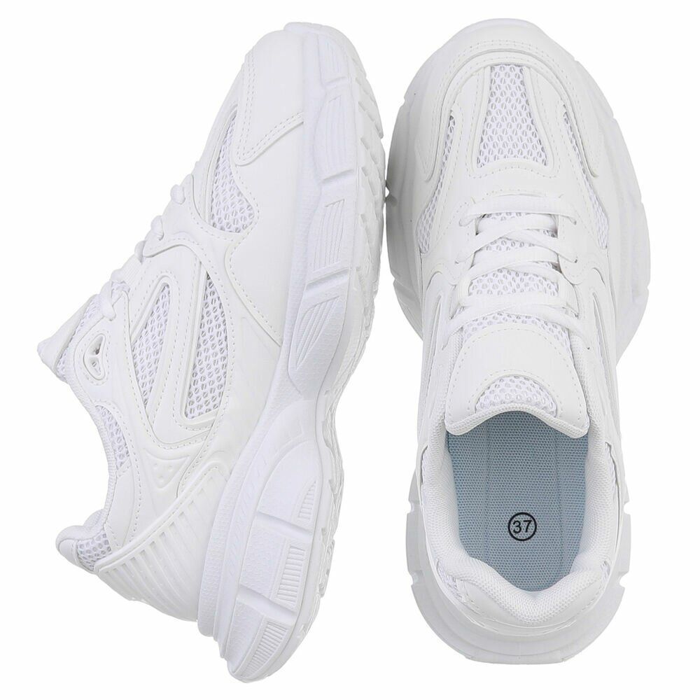 Sportieve witte sneaker