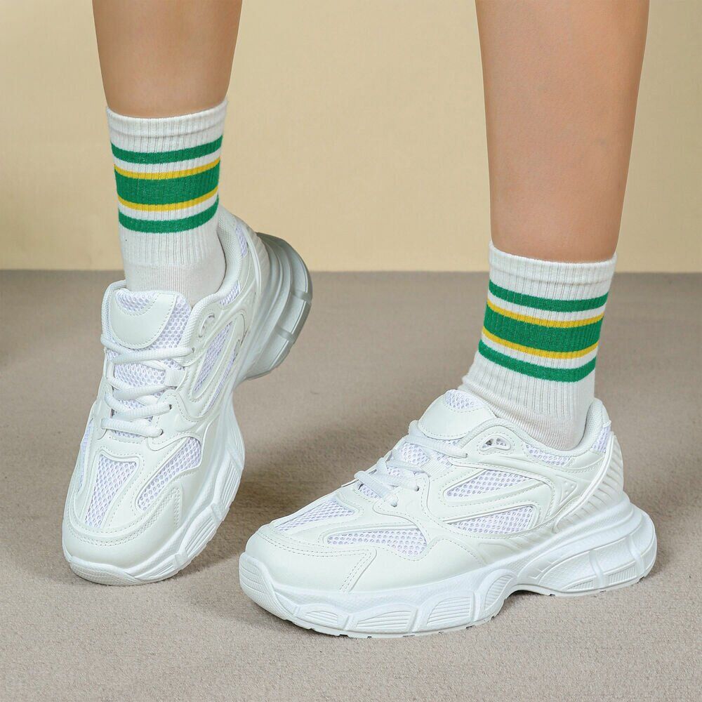 Sportieve witte sneaker